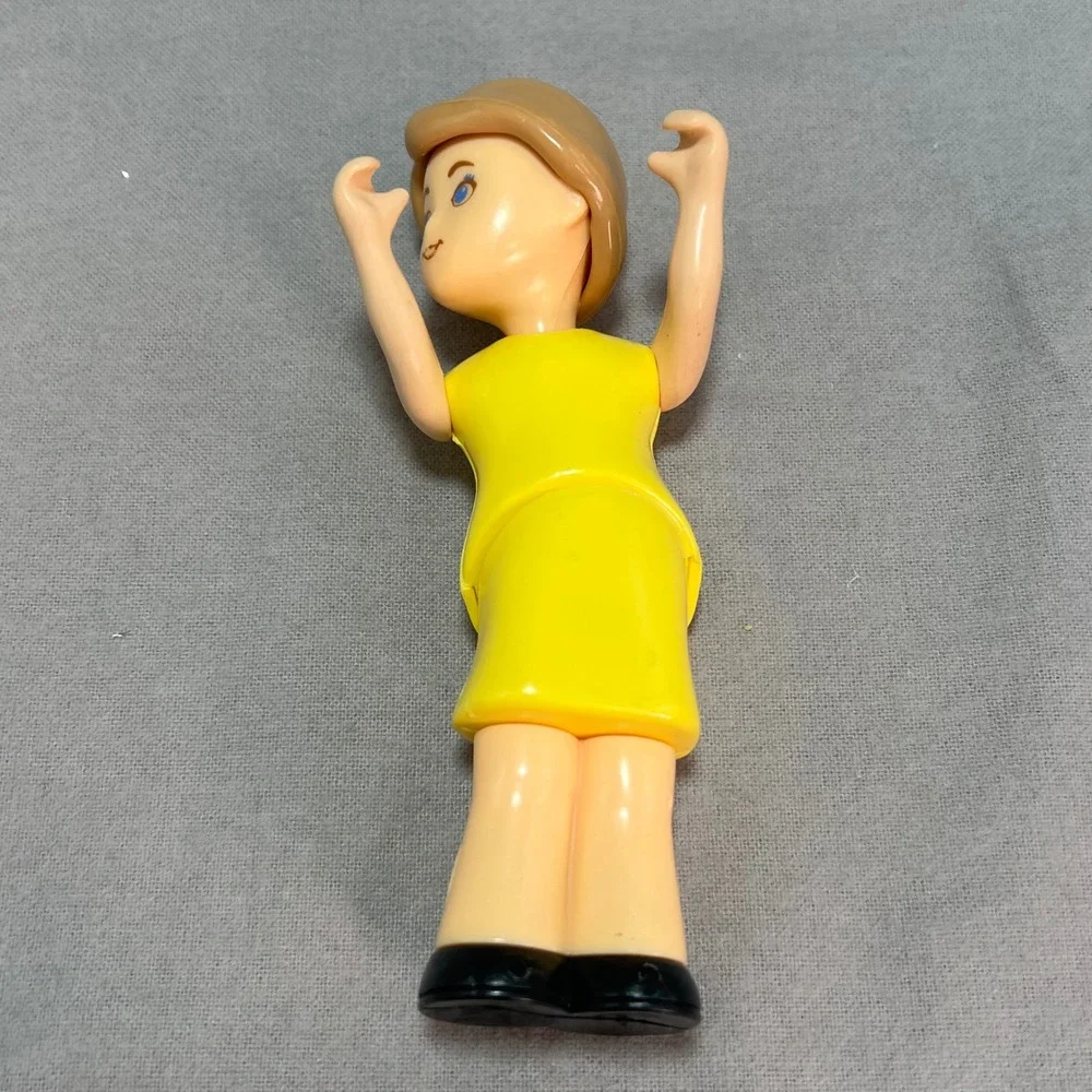 Fisher Price‎ Loving Family Mom Doll Yellow Dress Blonde Hair 80s Vintage